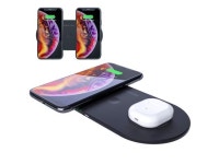 com Wireless Charger, 2 in 1 Fast Charging Pad, NorSway Multi Devices Station 10W(MAX) for iPhone 11/11pro, x/xs... 