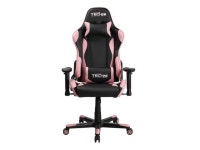 Techni Sport TS43 High Back Racing Chair with Padded Arms, PC Gaming Chair with Height and Tilt Adjustment, Pink - Newegg.com