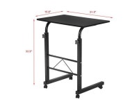 Laptop Desk Hospital Table Rolling Cart Angel  Height Adjustable Over Bed Stand - Newegg.com