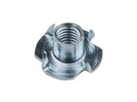 POWERTEC QTN1103 4 T 50 Pack | Pronged Tee Nuts 5/16 Inch-18 & 3/8-Inch – Threaded Inserts for Climbing Holds and Wood Working... 