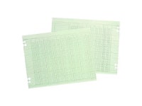 Wilson Jones G1010 Accounting Sheets, 10 Column, 9-1/4 x 11-7/8, Green (Pack of 100 Loose Sheets) - Newegg.com