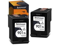 901 Ink Cartridge Replacment For Hp 901 Xl 901Xl Black 2 Pack Work With Officejet 4500 J4680 J4580 J4680C J4550 J4540 G510A J4524... 