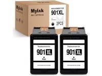 Ink Cartridge Replacement For Hp 901Xl 901 Work With Hp Officejet J4500 J4680 J4580 J4540 J4550 J4660 J4624 J4640 (2 Black)... 