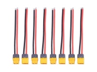 8 Pcs 4 Pairs XT60 XT 60 XT 60 Plug Male and Female Connector with Sheath Housing Cover with 150mm 12AWG Silicon Wire for RC Lipo... 