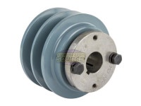 Cast Iron 3.5 2 Groove Dual Belt B Section 5L Pulley With 7/8 Sheave Bushing - Newegg.com Cast Iron 3.5&#x22; 2 Groove Dual... 