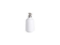 Step Liquid Soap Pump Dispenser, Also Works With Hand Sanitizer, Easy to Refill, 3-1/2 diam. x 7 h, White - Newegg.com