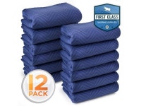 12 Moving Blankets 80 x 72 40 lb/dz Quilted Shipping Furniture Pads Bl/Blk - Newegg.com