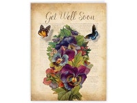- Big Floral Get Well Soon (8.5 X 11 Inch) - Flowers, Feel Better Greeting - Fluttering Words J6477bgwg - Newegg.com