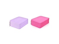 2Pcs 184 Hole Art Storage Pencil Case Multicolor Sketch Pen Color Lead Large Capacity Folding Pen Bag Purple & Red - Newegg.com