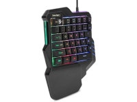 ENHANCE Gaming Keypad One Handed Gaming Keyboard Mini Keyboard - 7 Color LED Backlit, Programmable Keys, Ergonomic Wrist Pad and... 