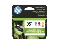 HP 951 3-pack Cyan/Magenta/Yellow Original Ink Cartridges, Per cartridge: ~700 - Newegg.com