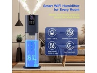 Smart Humidifiers Large Room Bedroom Home, 2.11Gal(8L) Quiet Top Fill Cool Mist Humidifier, Smart App & Remote Control, 3 Speed... 