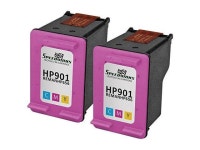 Replacement for HP 901 (Color, 2 Cartridge Pack) Compatible with the following HP Printer Model HP OfficeJet J4540 - Newegg.com