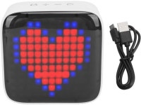 Portable Bluetooth Speaker, IPX6, LED Light Show, 12H Battery, Bluetooth 5.0, Subwoofer, for Outdoor, Gaming, Music Lovers (Grey)... 