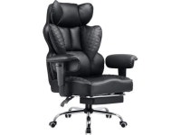 COMHOMA Big and Tall Office Chair 400LBS Wide Ergonomic Gaming Chair with Deluxe Embossing Designed Leather with Foot Rest,150... 