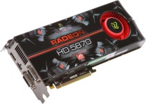 XFX HD-587A-ZND9 Radeon HD 5870 (Cypress XT) 1GB XXX Edition 256-bit GDDR5 PCI Express 2.0 x16 HDCP Ready CrossFire Supported... 