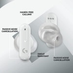 Logitech G FITS True Wireless Gaming Earbuds, Custom Molded Fit, Lightspeed + Bluetooth, Four Beamforming Microphones, PC, Mac... 