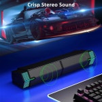 CORN Bluetooth Computer Speakers for PC Desktop Monitor, Gaming PC Sound Bar - Wired USB-Powered, Superb Stereo Sound, with...