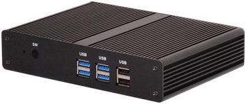 Fanless Mini PC, Intel 3205U / 3215U / 3755U / 3558U, HUNSN BM05, Desktop Computer, HTPC, Kodi Box, Windows 11 Pro or Linux... 