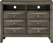Marilla G1505-TV2 Media Chest , Gray - Newegg.com