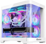 Hoengager Poseidon Gaming Desktop PC - AMD Ryzen 7 5700X 8-Core 3.4GHz-GeForce RTX 3060 - 16GB 3200MHz RAM - 1TB M.2 +2TB SATA... 
