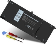 53Wh H5CKD 15V Battery Replacement for Dell Inspiron 5400 5406 7405 7300 7306 7500 7506 2-in-1 Silver 5300 5301 5401 5402 5408... 