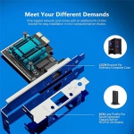 2.5GBase-T PCIE Network Card 2500/1000/100Mbps PCI Express Gigabit Ethernet Adapter, Network Adapter for PC, Supported Windows 11... 