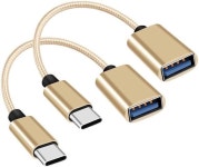 USB C to USB Adapter USB Type C Male to USB 3.0 Female OTG Cable Compatible with MacBook Pro/Air 2019 2018 2017, Galaxy S20 S20... 