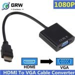 1080P HDMI-compatible to VGA Adapter Digital to Analog Converter Cable For Xbox PS4 PC Laptop TV Box to Projector Displayer... 