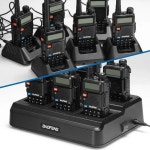 BAOFENG UV-5R Six Way Charger Multi Unit Charger Station for BF-F8HP UV-5R+ UV-5RE UV-5RTP UV-5X3 Walkie Talkie and Battery... 