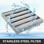 Commercial Hood Grease Exhaust Filter Baffle 20 X 20 Stainless Steel 6 Pack - Newegg.com