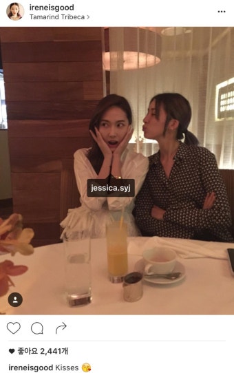 아이린 인스타그램 제시카 + 제시카, 아이린 댓글 - 제시카 갤러리