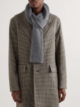 Gray Ribbed Cashmere Scarf | EMMA WILLIS | MR PORTER