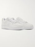 White Air Force 1 07 Suede-Trimmed Leather Sneakers | NIKE | MR PORTER