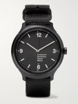 Black Helvetica No1 Bold Watch | Mondaine | MR PORTER