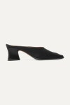 Black Kim silk-satin mules  | BY FAR | NET-A-PORTER