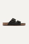 Black Embellished suede slides | Runway Marc Jacobs | NET-A-PORTER