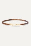 Gold Life 18-karat gold and rope bracelet | OLE LYNGGAARD COPENHAGEN | NET-A-PORTER