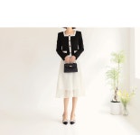 오스카 스퀘어넥 숏 자켓 - 시크라인 오스카 스퀘어넥 숏 자켓