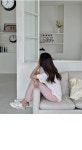 비러브 자수레터링 에코백-♥핫핑♥ 비러브 자수레터링 에코백