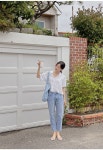 비러브 자수레터링 에코백-♥핫핑♥ 비러브 자수레터링 에코백