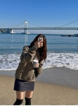 퐁당컬러 오버핏 양기모맨투맨(44~99)-♥핫핑♥ 퐁당컬러 오버핏 양기모맨투맨(44~99)