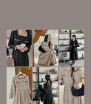 [MADE] 스토인 스퀘어넥 투포켓 플리츠 롱원피스[44~110]-♥핫핑♥ [MADE] 스토인 스퀘어넥 투포켓 플리츠 롱원피스[44~110]