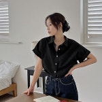 [MADE] 포밀 코튼 반팔셔츠(44~100)-♥핫핑♥ [MADE] 포밀 코튼 반팔셔츠(44~100)