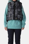 BANDANA PRINT NYLON DIET KEEL WEAVING VEST BLACK - 스컬프스토어 BANDANA PRINT NYLON DIET KEEL WEAVING VEST BLACK