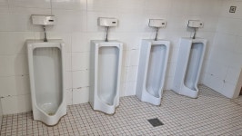 목포실내체육관 동문 내 남자화장실 두곳 소변기에 수평.수직 손잡이 설치해 주세요. - 열린시장실 목포실내체육관 동문 내 남자화장실 두곳... 