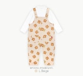 [케어베어][케어베어] 동그리 텐더하트베어 오버롤 팬츠 [W CONCEPT]