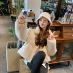 24 코듀로이 다운 코튼 패딩 재킷 작은 샤넬 스타일 니치 세련된 퀼트 코트 여성의 가을 및 겨울 짧은 코튼 패딩 코트 • 1688 • 어이사마켓... 