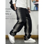 빈티지 517 남성과 여성을 위한 질감이 있는 마이크로 플레어 슬림... 빈티지 517 남성과 여성을 위한 질감이 있는 마이크로 플레어 슬림 청바지... 