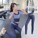 크로스 보더 세트 여성용 러닝 피트니스 가슴 패드 슬리밍 알몸 타이트 슬림 핏 반팔 탑 요가 의류 • 1688 • 어이사마켓 | 어이사마켓 크로스... 